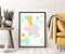 Abstract Artwork Wall Art Pink Classic Framed Canvas Prints Artwork